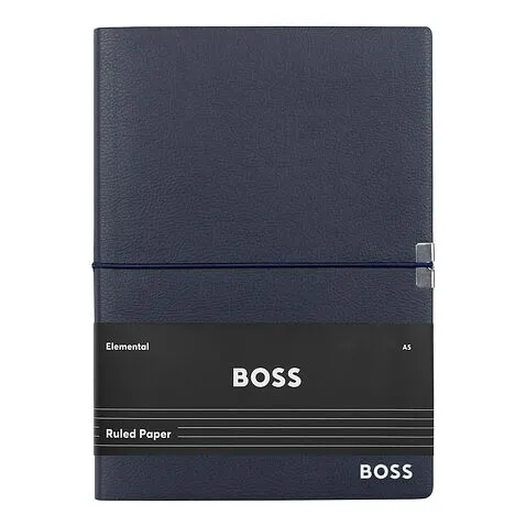 Блокнот формата А5 Elegance Navy Lined