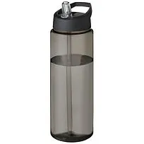Спортивная бутылка H2O Active® Eco Vibe объемом 850 мл с крышкой-носиком  - темно-серый