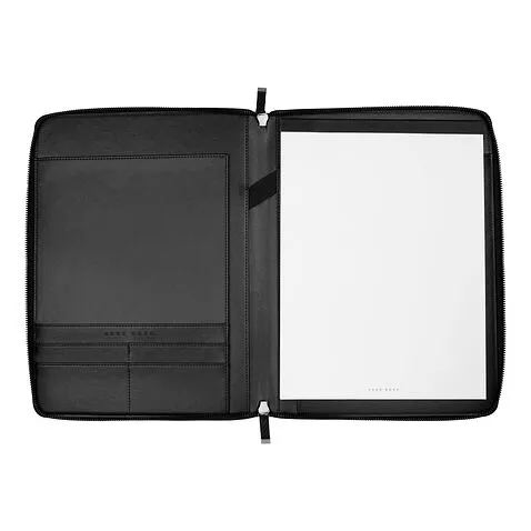 Папка для участника конференции формата А4 Herringbone Black