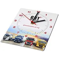 Настенные часы Brite-Clock® прямоугольной формы - сплошной черный