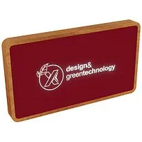 Беспроводное портативное зарядное устройство SCX.design P36 5000 мАч с подсветкой - Mid red