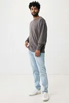 Свитшот Iqoniq Kruger из переработанного хлопка, свободный крой, унисекс, 340 г/м²