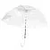 Зонт-трость Klar с прозрачным куполом, белый 