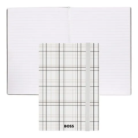 Блокнот формата А5 Checkered White Lined