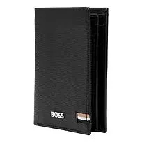 Card holder with flap Iconic Black