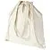 Рюкзак со шнурком Eliza из хлопчатобумажной ткани плотностью 240 г/м² - Natural