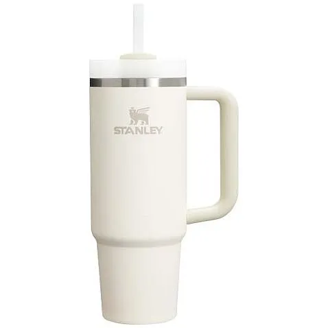 Изолированный тумблер Stanley Quencher® H2.0 FlowState™ 890 мл из переработанной нержавеющей стали - Cream