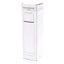Термос Picnic Silver 750 мл , серебристый