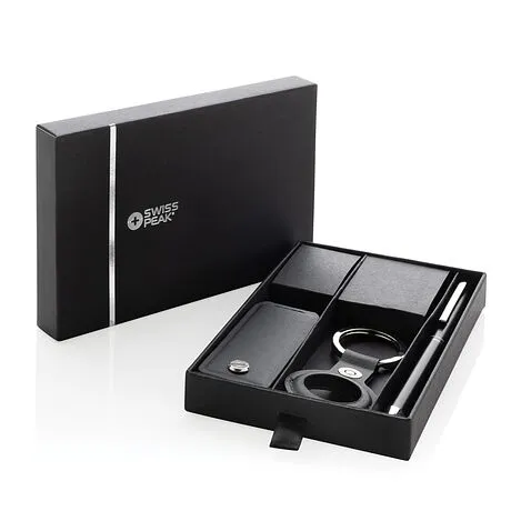 Чехол для ключей с ручкой в комплекте Swiss Peak Tula из переработанного полиуретана RCS