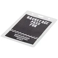 Держатель для бейджа Lorenzo - прозрачный