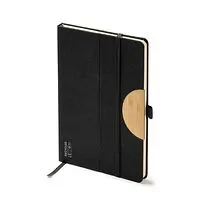 Блокнот DARIT A5 в твёрдом переплёте, ЧЕРНЫЙ