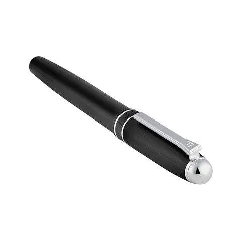 Ручка-роллер Classicals Brushed Black & Chrome