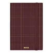 Блокнот формата А5 Checkered Burgundy Lined