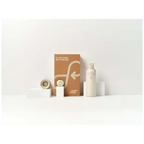 Подарочный набор Ocean Bottle 3-в-1 объемом 500 мл - Sandstone