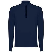 Estambul мужская толстовка с длинным рукавом и молнией на половину длины - Navy Blue