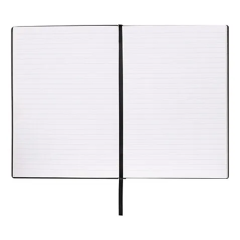 Блокнот формата А5 Checkered Black Lined