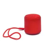 Беспроводная Bluetooth колонка Music TWS софт-тач, красная