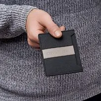 Кредитница Delano Taupe & Black