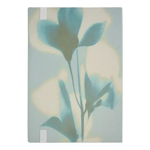 Блокнот формата А5 Holographic Flower Light Green Lined