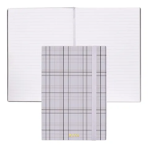 Блокнот формата А5 Checkered Lilac Lined