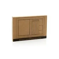 Набор вечных цветных карандашей Micki Infinity GRS с блокнотом и ластиком