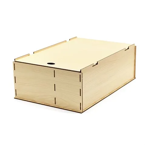 Подарочная коробка ламинированная из HDF 35,5*23,4*12,5 см ( 2 отделения) Подарочная коробка ламинированная из HDF 35,5*23,4*12,5 см ( 2 отделения)