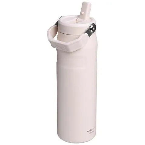 Бутылка для воды объемом 700 мл с откидной трубочкой Stanley IceFlow™ 2.0 - Light pink