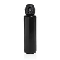 Спортивная бутылка Via из переработанной стали RCS с карабином, 600 мл