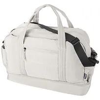 Дорожный мешок Puffer объемом 30 л, изготовленный из переработанных материалов согласно стандарту GRS, с утепленным дном  - Sandstone