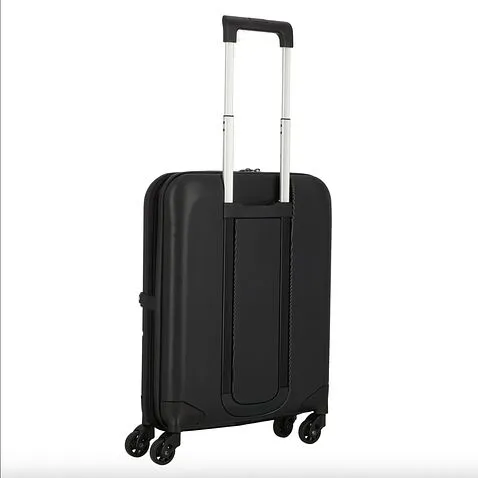 Чемодан складной Rollink FLEX LIGHT 55x40x20 см, 4 колеса, черный