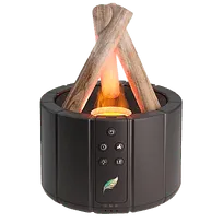 Светодиодный USB увлажнитель-аромадиффузор Bonfire с пультом Д/У, чёрный
