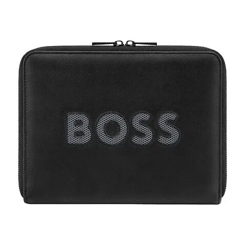Папка для участника конференции формата А5 Boss Cut Out Black & Grey