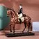 Статуэтка  quot;Наездница и лошадь quot;, цвет коричневый