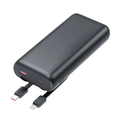 Внешний аккумулятор Goliath с быстрой зарядкой (до 22,5W), 20000 mAh, черный