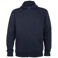 Худи унисекс Montblanc с полноразмерной молнией плотностью 280 г/м² - Navy Blue