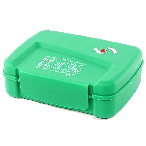 Ланчбокс (контейнер для еды) Snackpack, зелёный