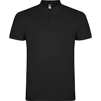 Футболка поло детская STAR ЧЕРНЫЙ, 1/2