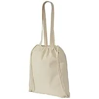 Рюкзак со шнурком Eliza из хлопчатобумажной ткани плотностью 240 г/м² - Natural