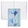 Блокнот формата А5 Holographic Flower Light Blue Lined