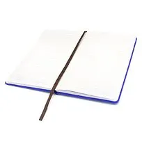 Блокнот A5 Champion в твёрдом переплёте с широкой застёжкой, синий