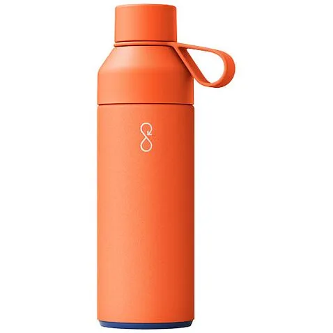 Бутылка для воды Ocean Bottle объемом 500 мл с вакуумной изоляцией - Sun Orange
