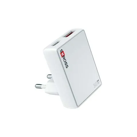 Настенное зарядное устройство SKROSS® Slim 30 Вт для Европы - Белый
