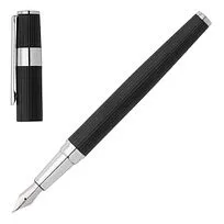 Перьевая авторучка Gear Pinstripe Black / Chrome