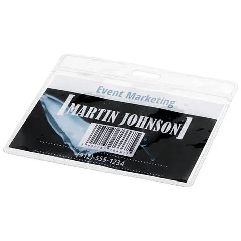 Прозрачный бейдж-холдер Serge - прозрачный