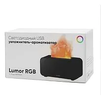 Светодиодный USB увлажнитель-ароматизатор Lumor RGB, черный