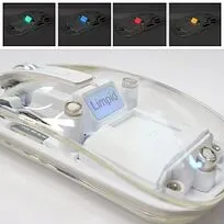 Мышь компьютерная беспроводная прозрачная Limpid, белый