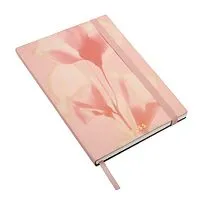 Блокнот формата А5 Holographic Flower Nude Lined