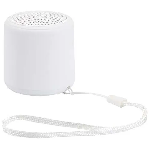 Беспроводной динамик Bluetooth® Velkis из переработанной пластмассы мощностью 3 Вт - Белый