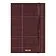 Блокнот формата А5 Checkered Burgundy Lined