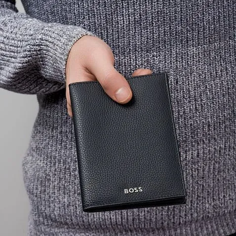 Кошелек для мелочи Classic Grained Black